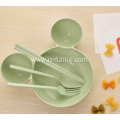 4-Pieces Mickey Mouse Shape Kids Tableware